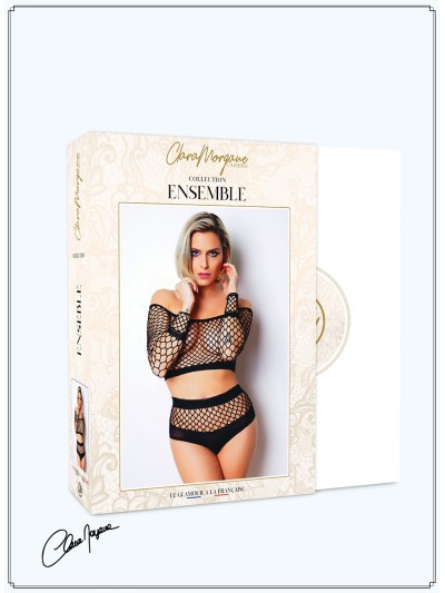 Ensemble 2 pièces résille grosse maille - Le Numéro 1 - Collection Ensemble  