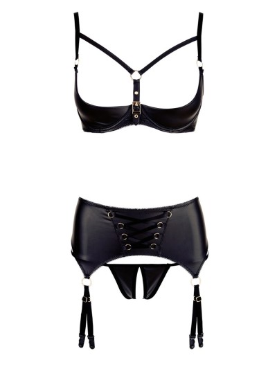 Ensemble noir trois pièces 