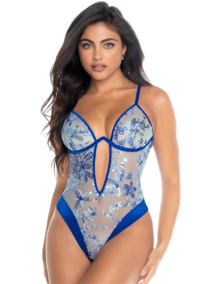 Body string bleu 
