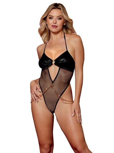 Body string avec chaine doré à la taille 