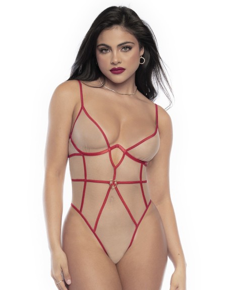 Body String chair et rouge  