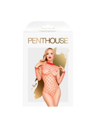 Body large maille rouge Scandalous rouge 