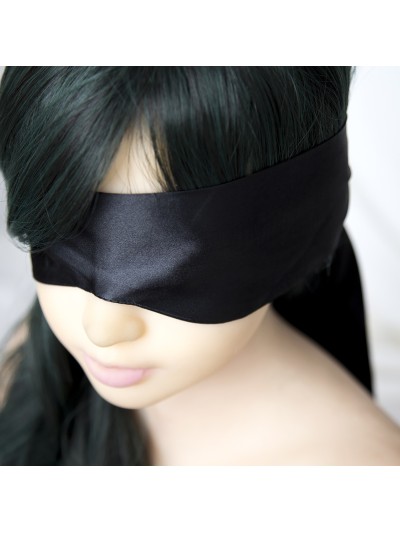 Bandeau noir satinée 