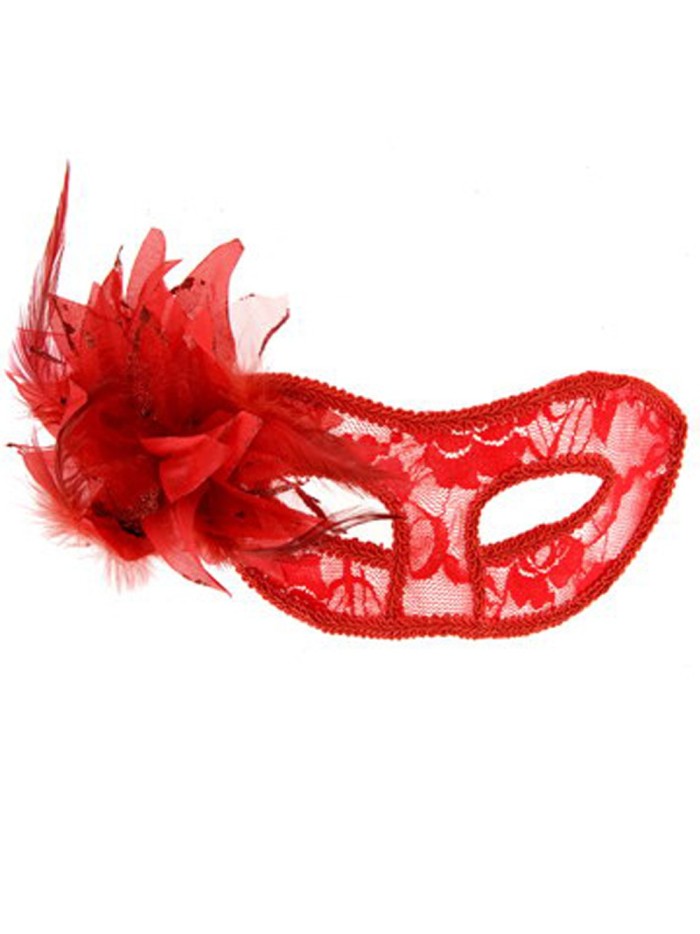 Masque la traviata rouge 