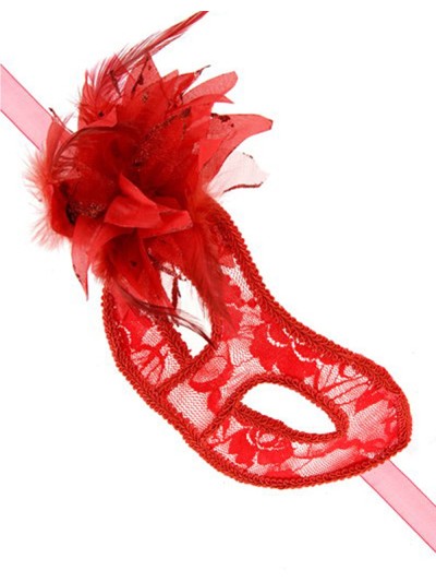 Masque la traviata rouge 