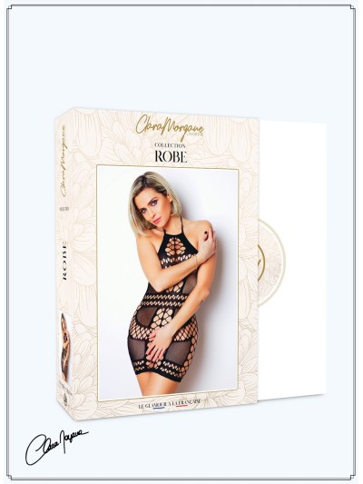 Petite robe noir en résille - Le Numéro 1 - Collection Robe 