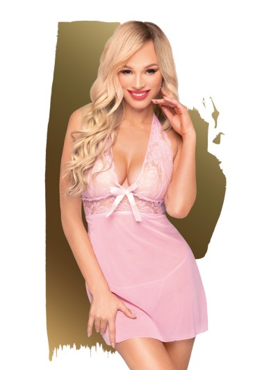 Mini robe et string assorti Rose Sweet  spicy 