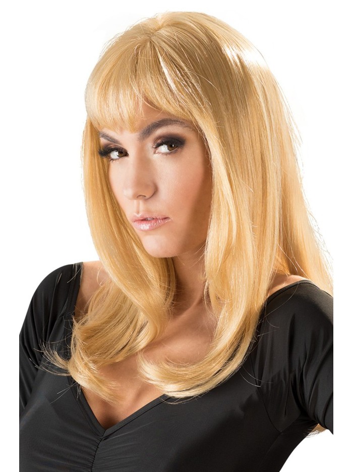 Perruque blonde mi-longue 