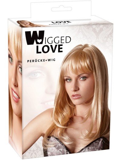 Perruque blonde mi-longue 