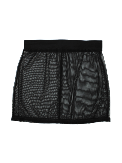 Jupe noire en résille transparente Maya 