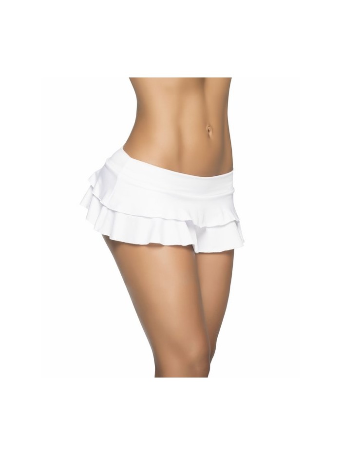 Jupette double fronce White 