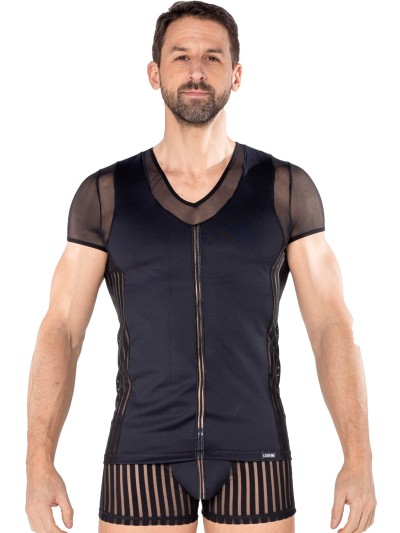 T-shirt noir Biker 