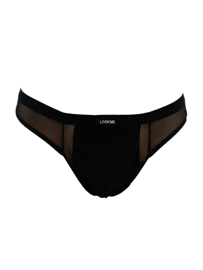 String noir semi opaque 