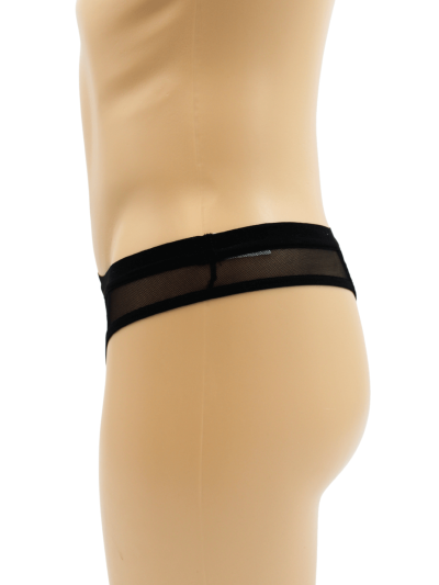 String noir semi opaque 