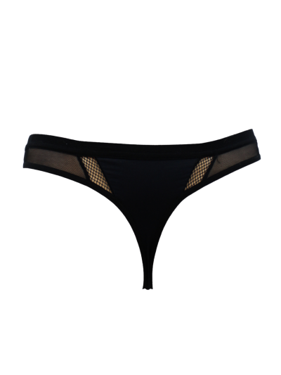 String noir semi opaque 