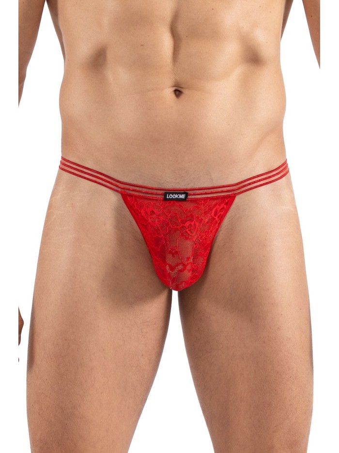 String en dentelle rouge All Square 