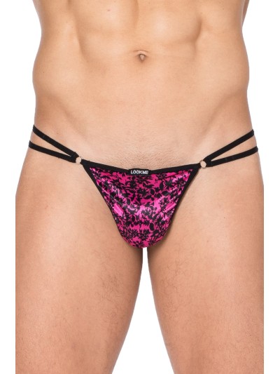 Mini string imprimé rose et noir New Look 