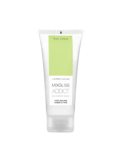 Lubrifiant Mixgliss eau Addict Vert agrume 70 ML 