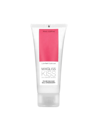 Lubrifiant Mixgliss eau Kiss Fraise sauvage 70 ML 