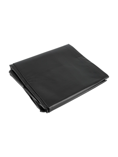 Drap de lit en vinyle noir 200 x 230 cm  