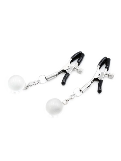 Pinces à seins réglables avec bijoux 