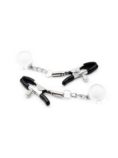 Pinces à seins réglables avec bijoux 