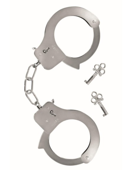 Menottes pour poignet en métal avec 2 clefs pour utilisateurs confirmés 