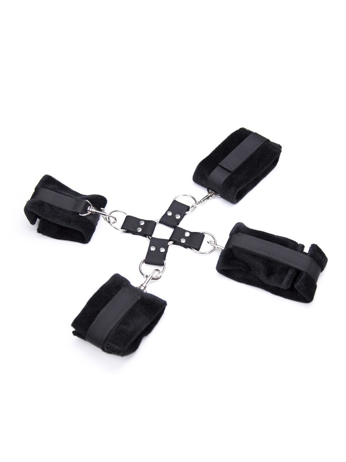 Menottes attache en croix pour mains et pieds Dreamy Fetish 