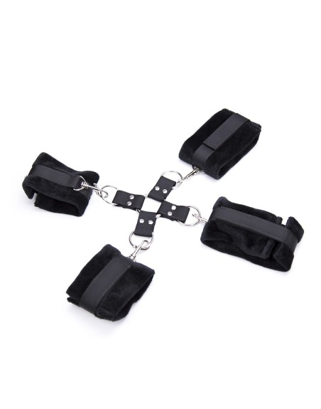 Menottes attache en croix pour mains et pieds Dreamy Fetish 