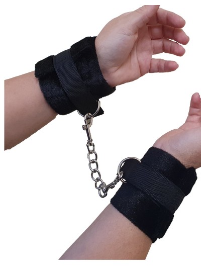 Menottes ajustable noires 