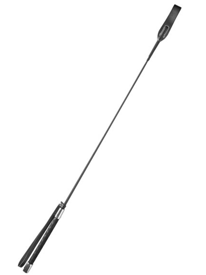 Cravache rigide noire 