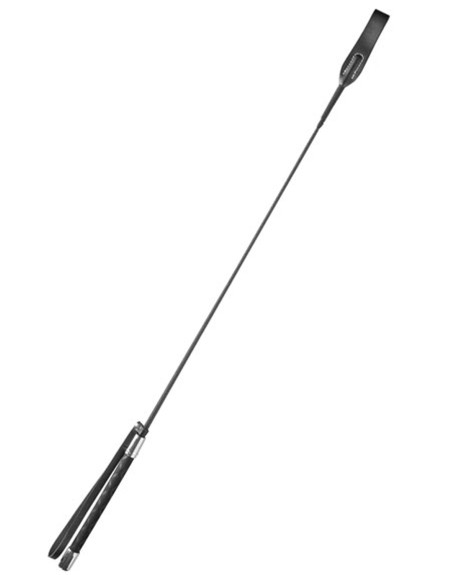 Cravache rigide noire 