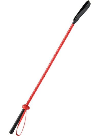 Cravache rigide rouge 