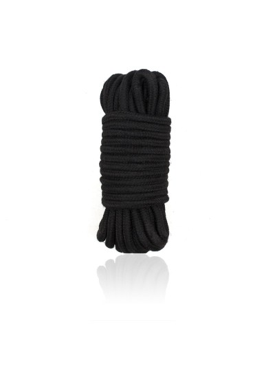Corde bondage noir 10 mètres 