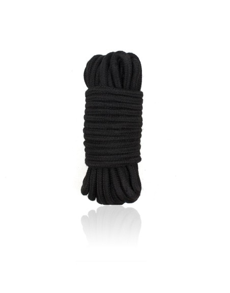 Corde bondage noir 10 mètres 