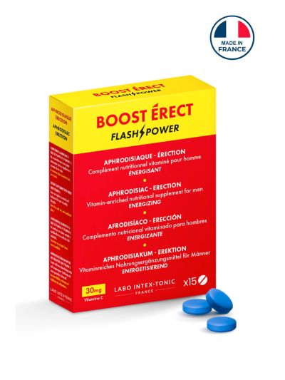 Stimulant homme Boost Erect 15 comprimés 