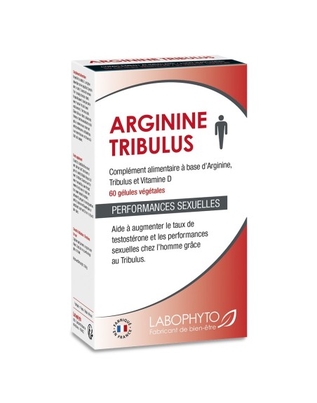 Arginine Tribulus performance sexuelle 60 gélules 