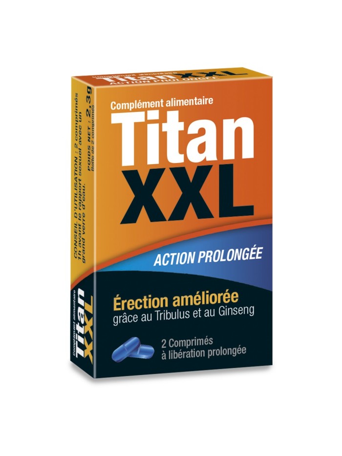 TitanXXL Stimulant sexuel 2 comprimés 