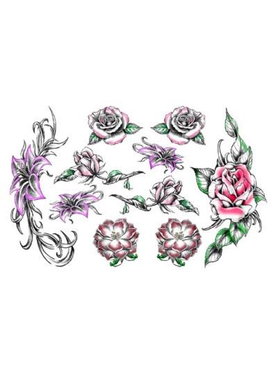Tatouage éphémère - Plaque de 10 tattoos  