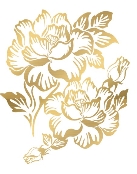 Tatouage éphémère - Effet or  