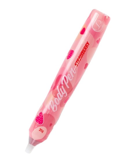 Stylo corporel bodypaint comestible fraise 