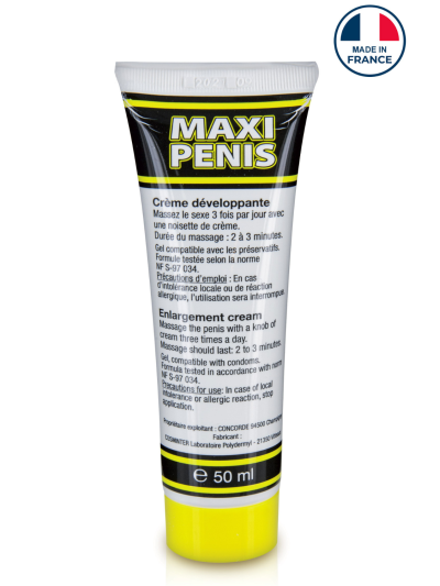 Crème Développante Homme Maxi Pénis 50 ml