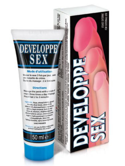 Crème Développe Sexe Stimulation Masculine 50 ml