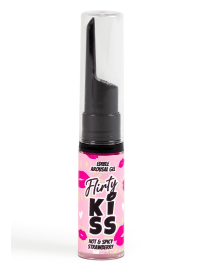 Gels pour Sexe Oral Fraise  Menthe  Flirty Kiss 2×8 gr Secret Play