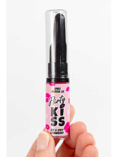 Gels pour Sexe Oral Fraise  Menthe  Flirty Kiss 2×8 gr Secret Play