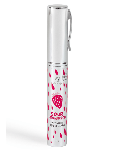 Spray Sexe Oral Fraise Acidulée Bouche Humide 11gr Secret Play