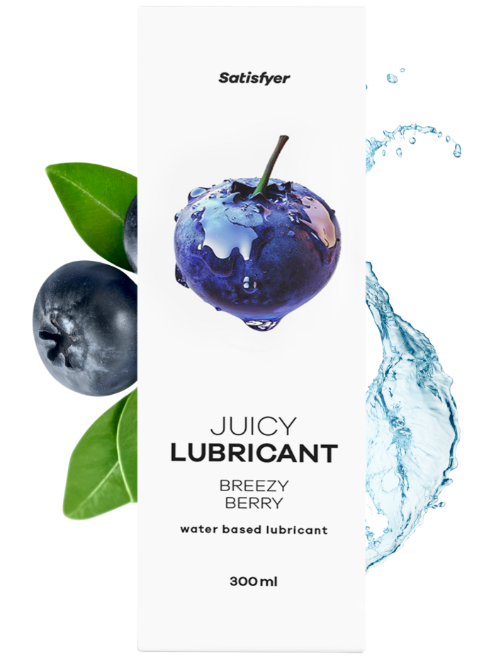 Lubrifiant à base d'eau Myrtille fraiche 300 ml Satisfyer 