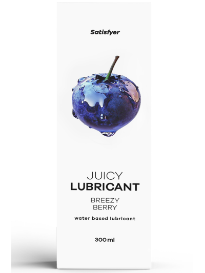 Lubrifiant à base d'eau Myrtille fraiche 300 ml Satisfyer 