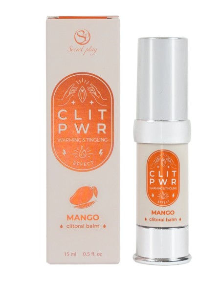 Baume stimulant chauffant pour clitoris Mangue 15ml 