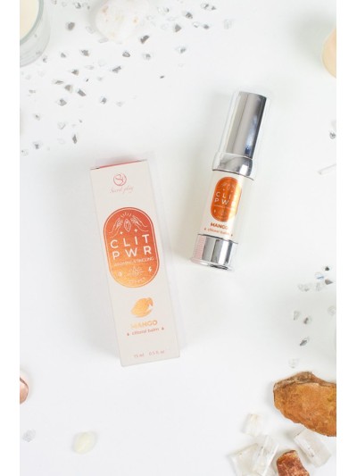 Baume stimulant chauffant pour clitoris Mangue 15ml 